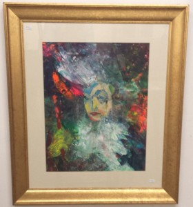 Oil on Board - Dorothy Roberts 'Venetian Carnival' Est £600-£1000