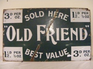 Old Friend sign