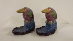 Doulton Lambeth Kookaburra Stoneware Pin Trays