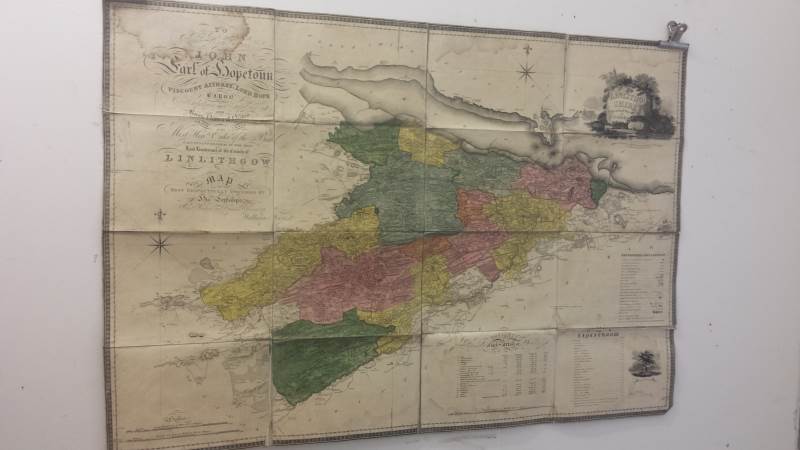 1818 William Forrest Map of Linlithgowshire