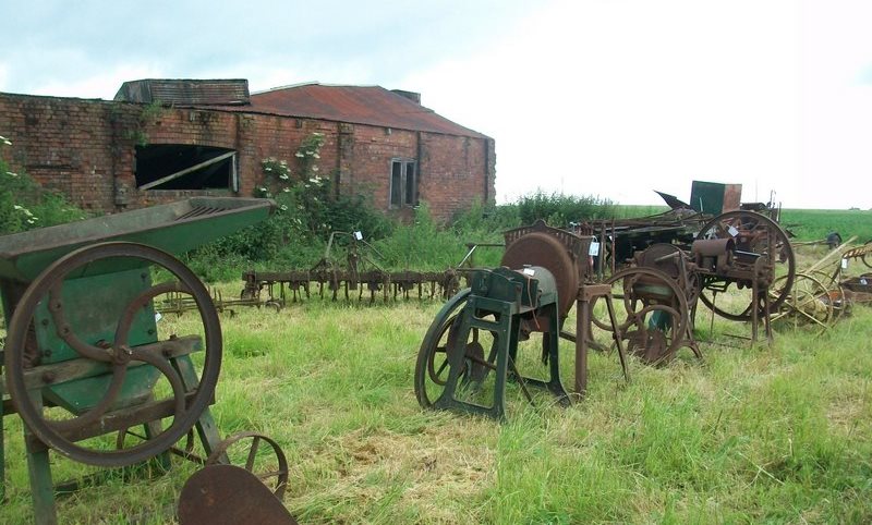 Vintage Farming Tools sold at auction