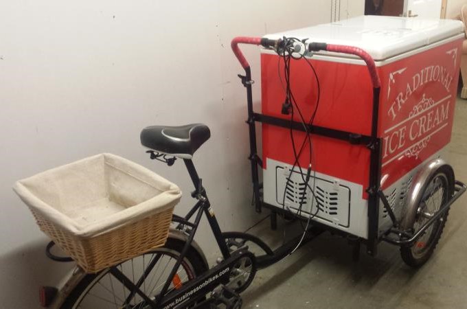 A Traditional Ice Cream Bike