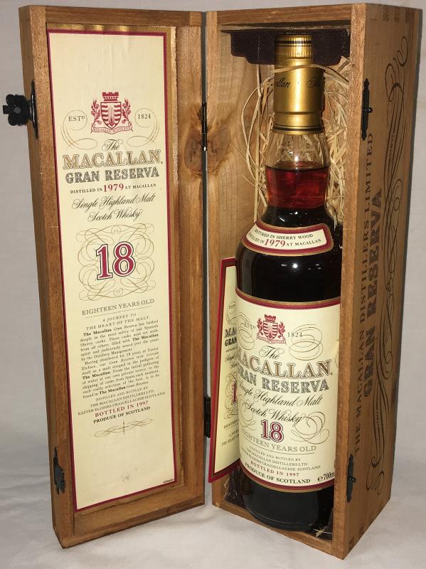 Macallan Gran reserve whisky 1979