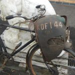 1950 Cymota 45cc Cyclemotor bicycle attachment on bike