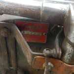 1950 Cymota 45cc Cyclemotor bicycle attachment on bike registration plate