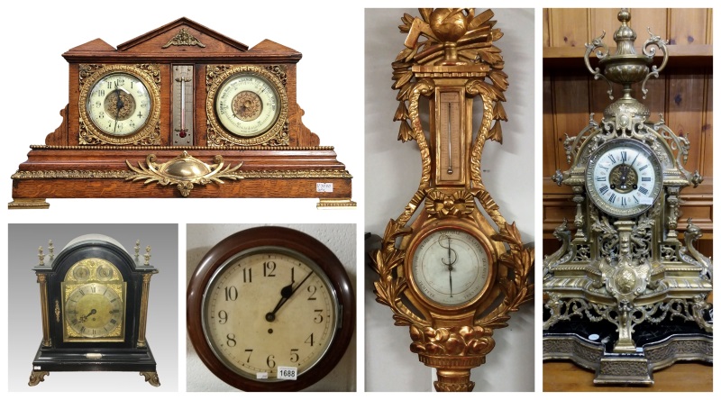 Clocks, Watches and Barometers buying and selling at auction