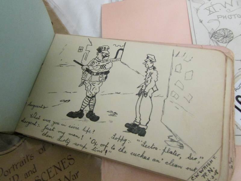 wwi autographs cartoons etc