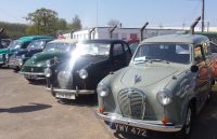 cars including Morris Minor