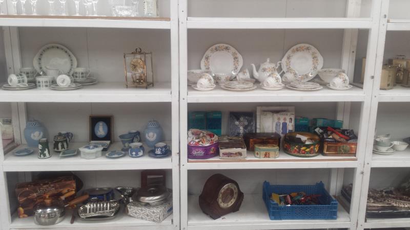 antiques display