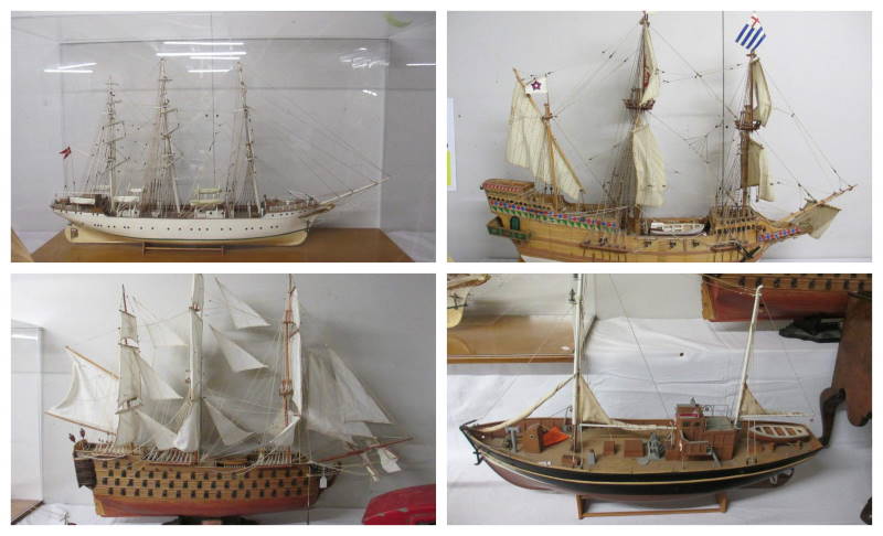 model ships collage 1