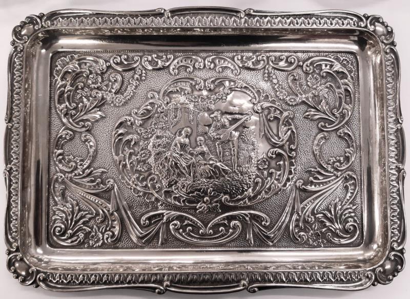 Fine Silver Tray from dressing table set