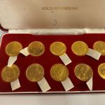 10 gold sovereigns various dates