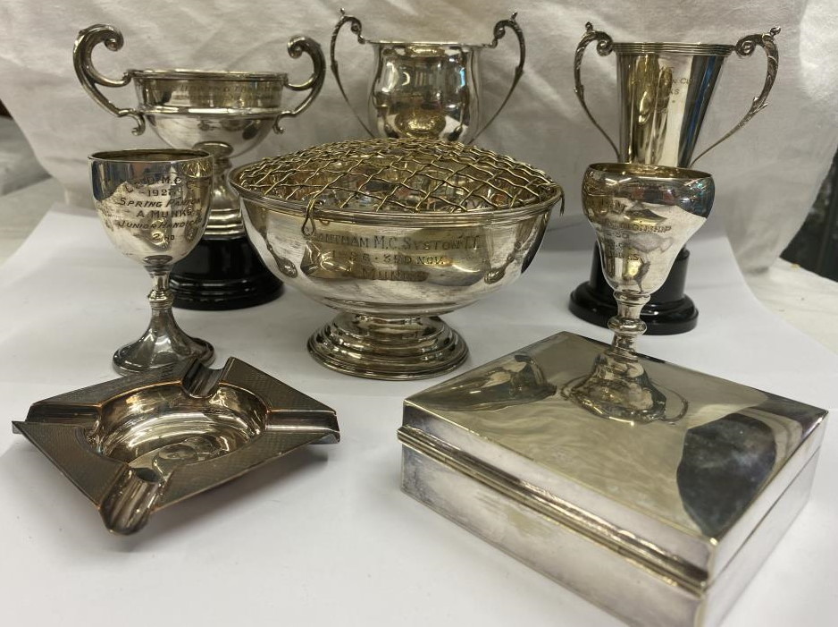 1930s Lincolnshire Motor Cycling Great Austin Munks Trophies at Unique Auctions