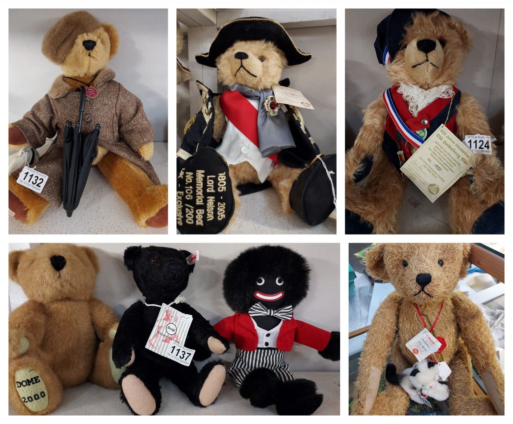 Steiff Teddy Bears and other Bears, plus Vintage Toys and Dolls at Unique Auctions October Auction