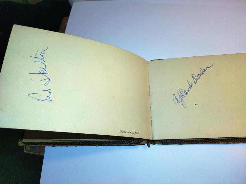 Excellent Autograph Book including Walt Disney, Judy Garland and John Wayne  - Unique Auctions