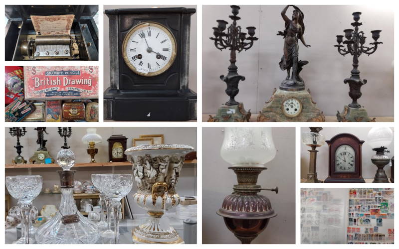 Antiques Auction Collage Thursday 11th August 22