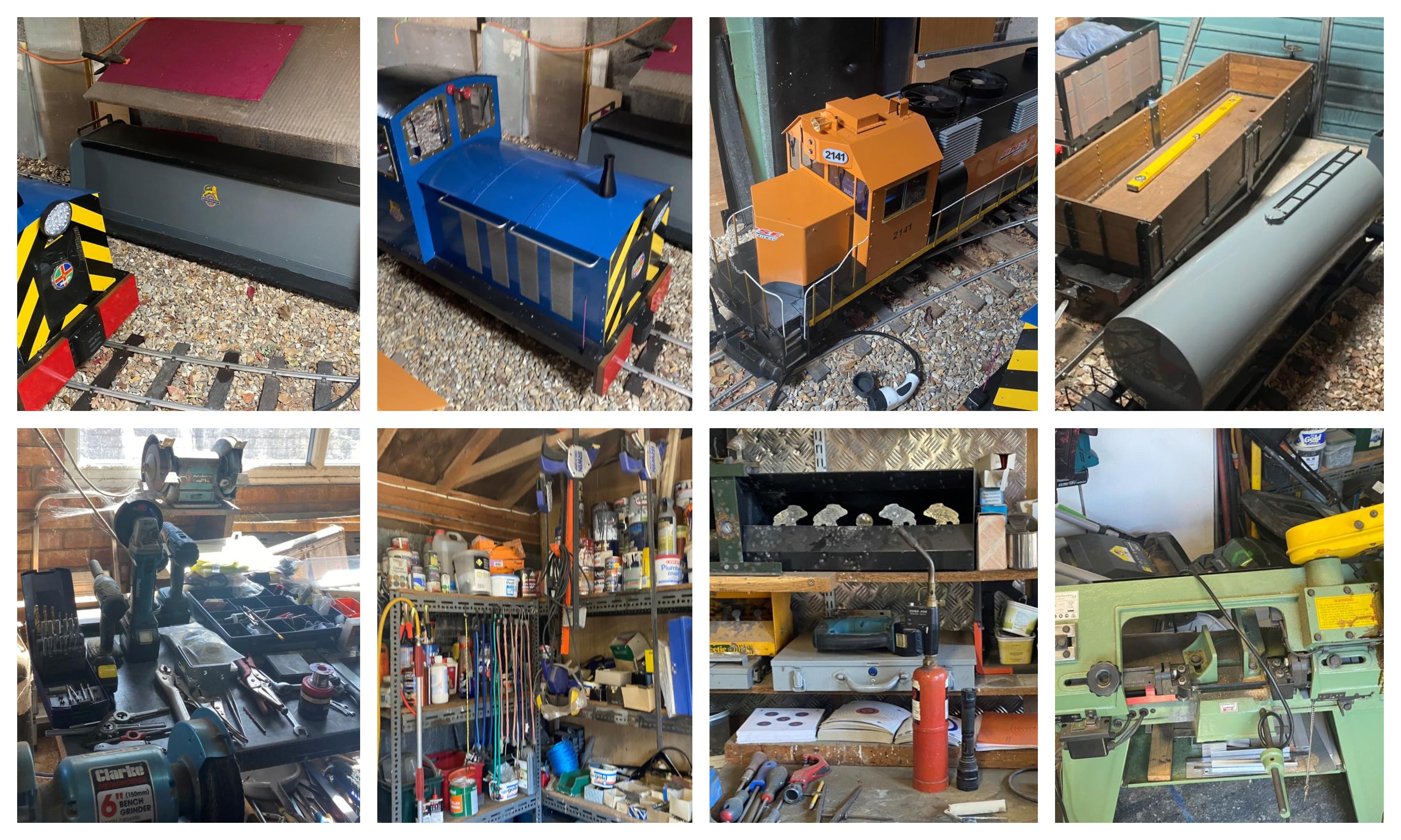 Fabulous Engineering Workshop Coming to Auction, including Full-Scale Electric and Steam Engines, Accessories and Equipment for Building Trains