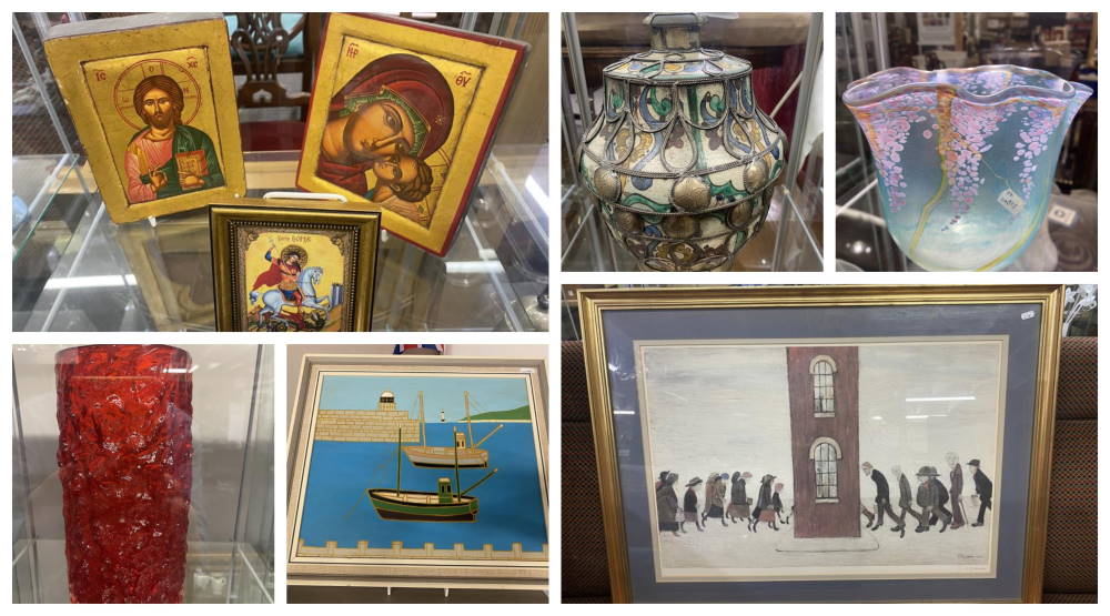 Antiques Auction Collage September 24 25 2022