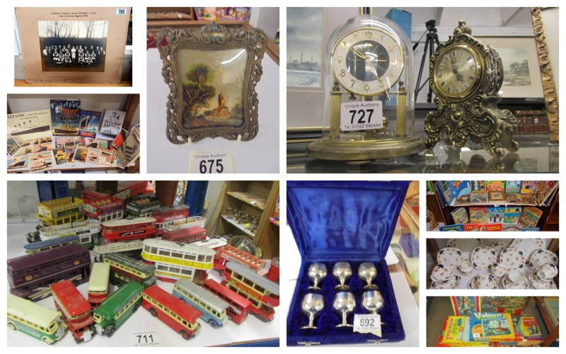 Collage of items in 30th November auction