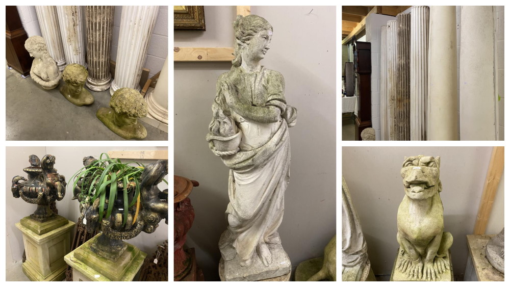 Architectural Salvage and Statues at Unique Auctions