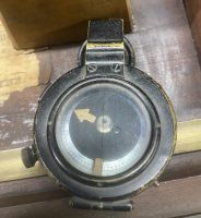 WW2 British Army prismatic compass (Mk IX) by J.M.Glauser, London