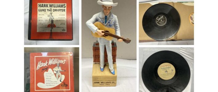 Largest Collection of Hank Williams Records and Memorabilia Outside of the US