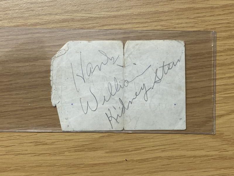 Hank Williams autographs
