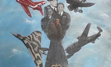 RAF Scampton painting by Shany Hagan