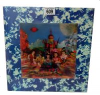 Rolling Stones Satanic Majesties Request Rare Stereo LP Lenticular Sleeve