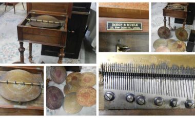 Victorian Polyphon and Many Discs at Unique Auctions