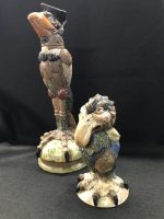 Headmaster Sculpture and other Martin Bros Inspired Grotesque Wally Bird Sculpture